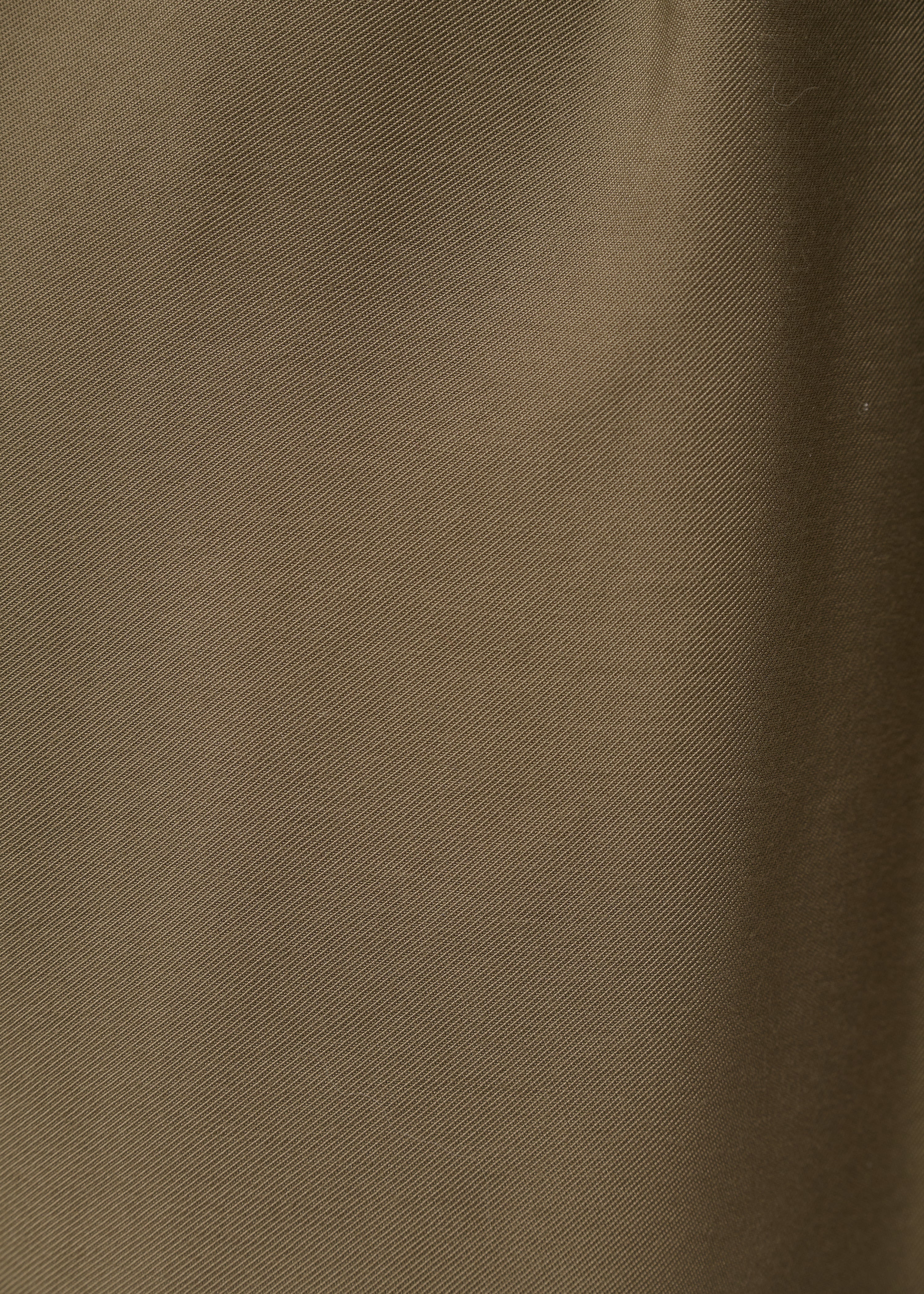 Pantalon large kaki fluide à plis - KAKI#couleur_KAKI