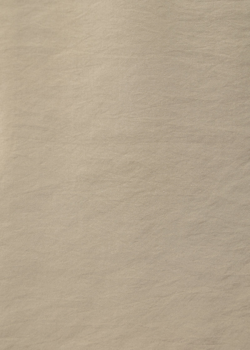 Pantalon large taupe en modal gaufré - ARMY#couleur_ARMY