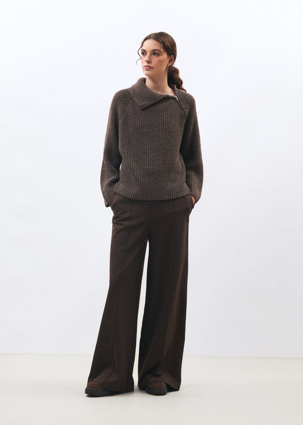 Pantalon marron - CHOCOLAT#couleur_CHOCOLAT