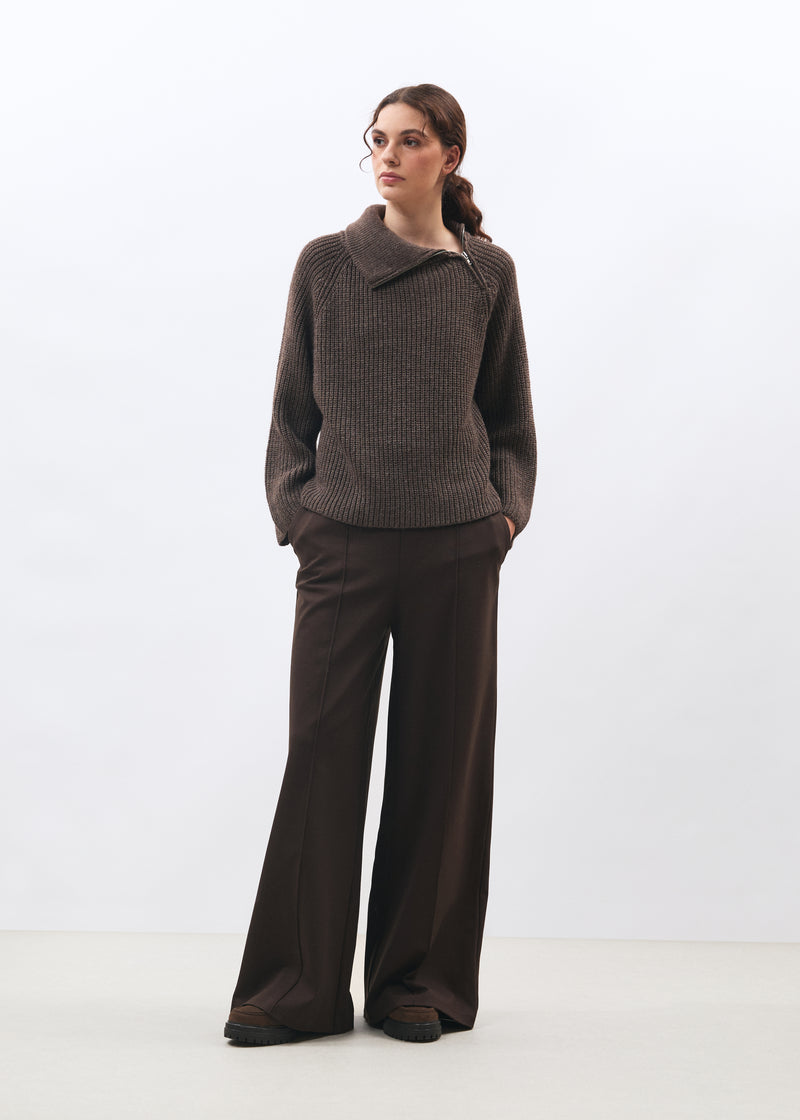 Pantalon marron - CHOCOLAT#couleur_CHOCOLAT