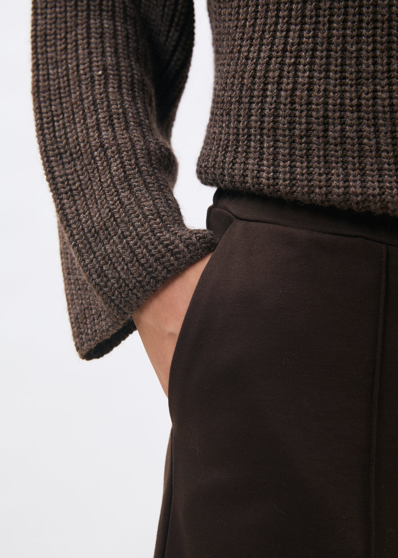 Pantalon marron - CHOCOLAT#couleur_CHOCOLAT