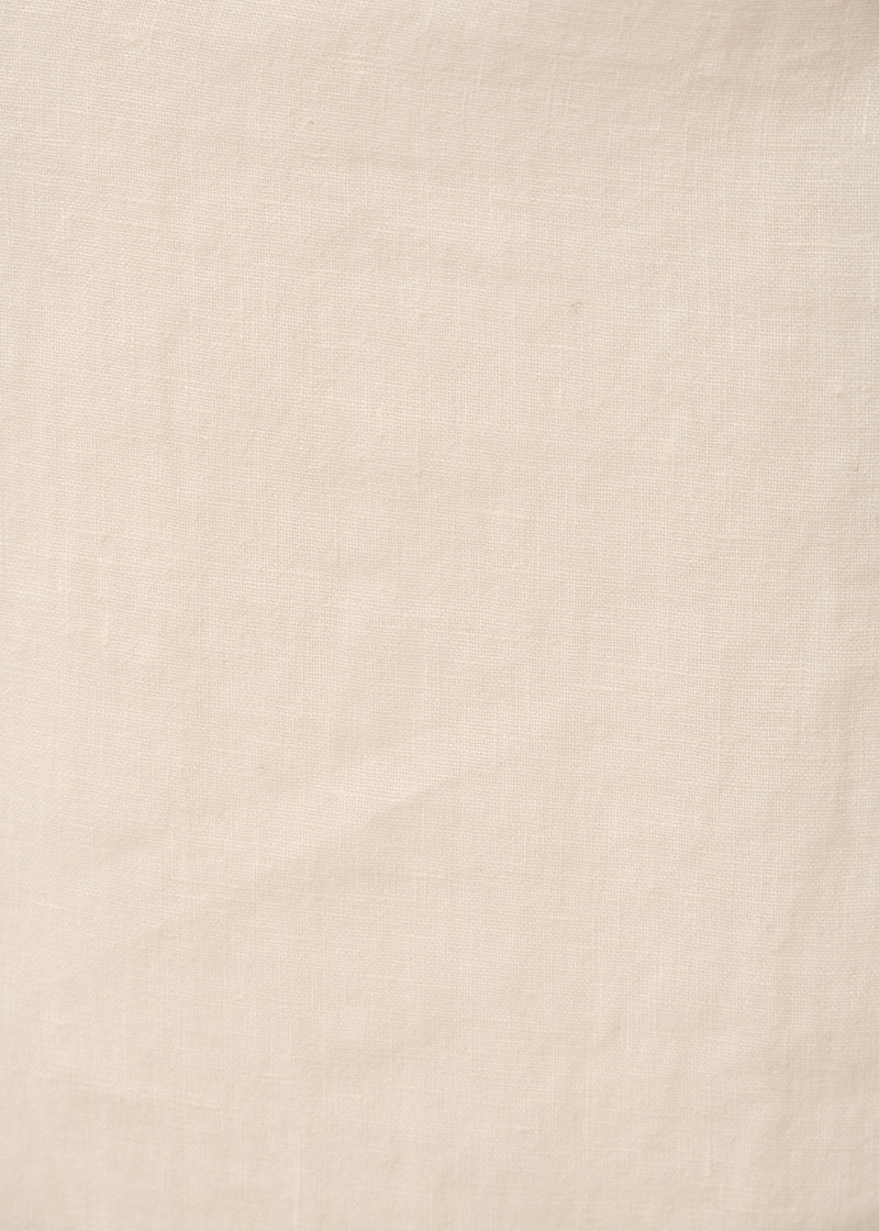Pantalon jupe culotte beige en lin - NATUREL#couleur_NATUREL