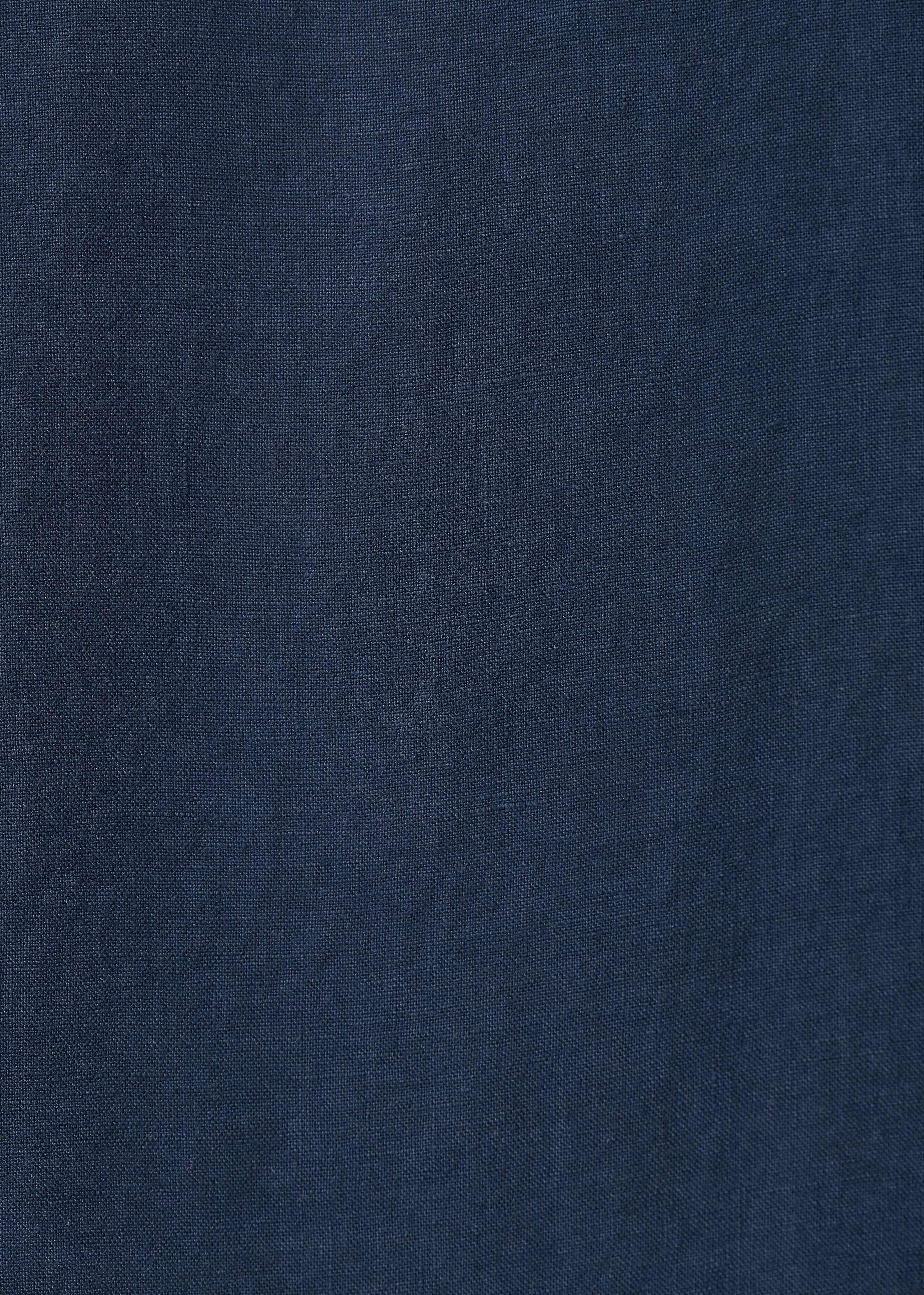 Robe bleue sans manches en lin - NAVY#couleur_NAVY