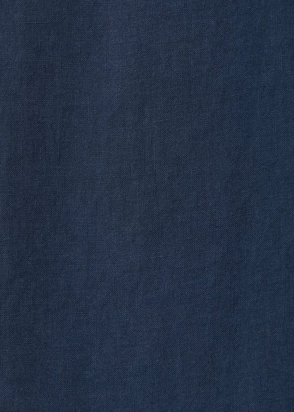 Robe bleue sans manches en lin - NAVY#couleur_NAVY