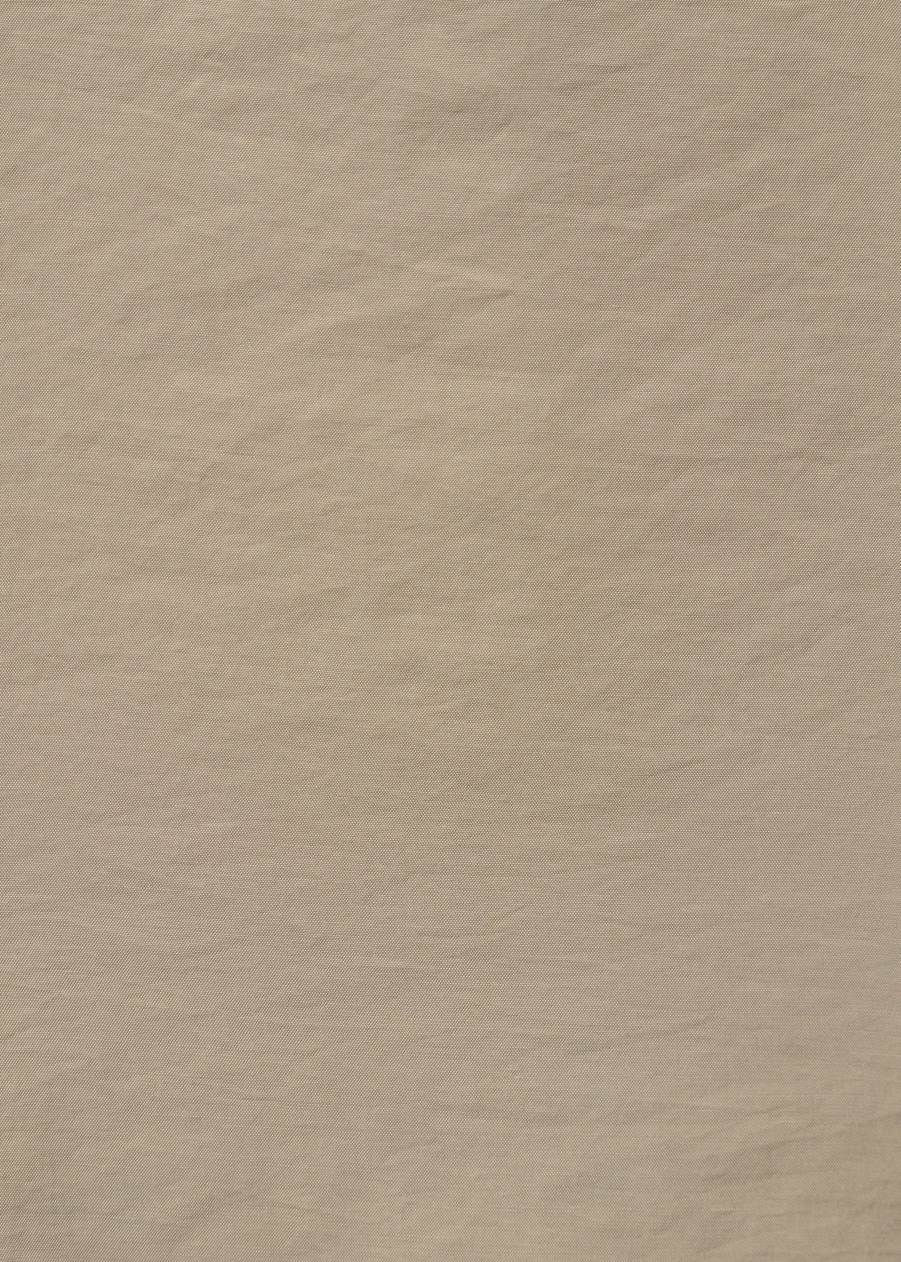 Robe drapée taupe en modal gaufré - ARMY#couleur_ARMY
