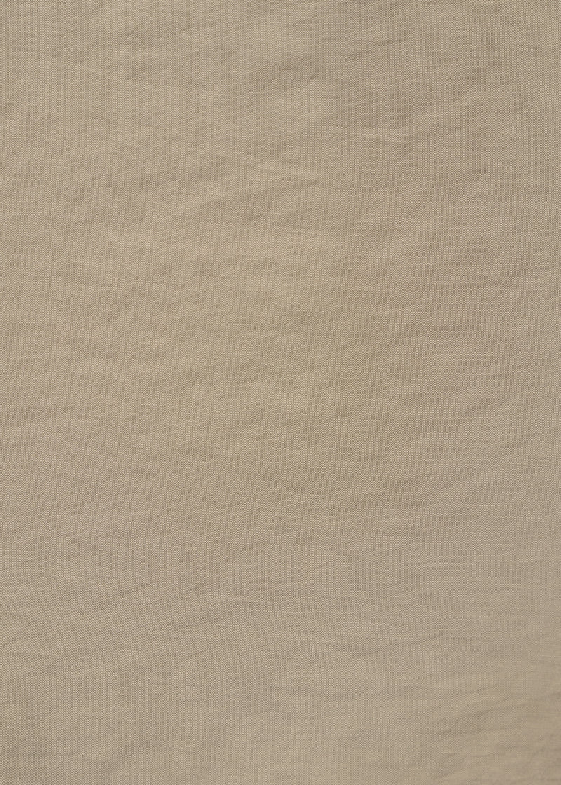 Robe drapée taupe en modal gaufré - ARMY#couleur_ARMY