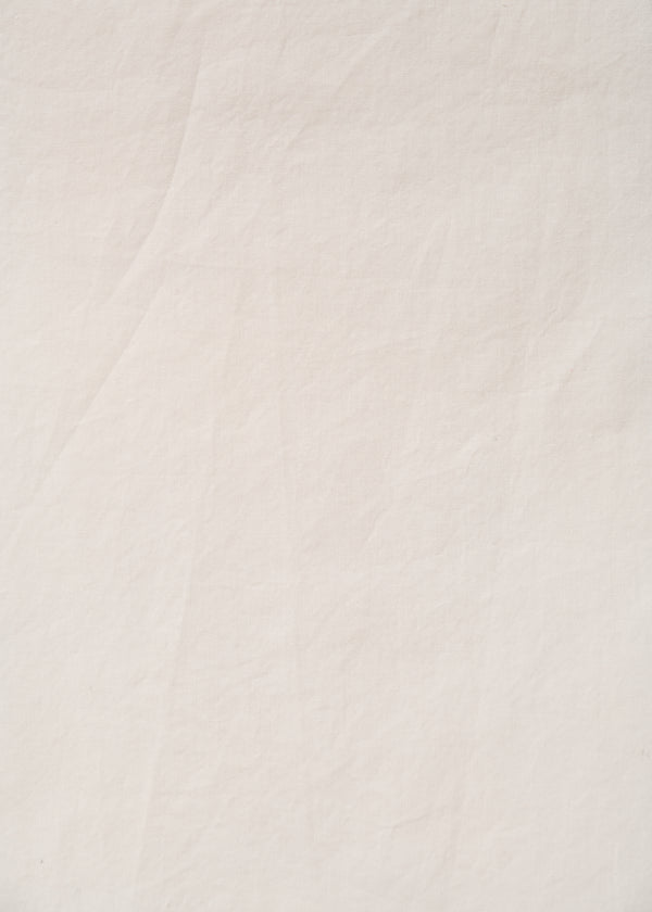 Robe chemise blanche en popeline de coton - OFF WHITE#couleur_OFF WHITE