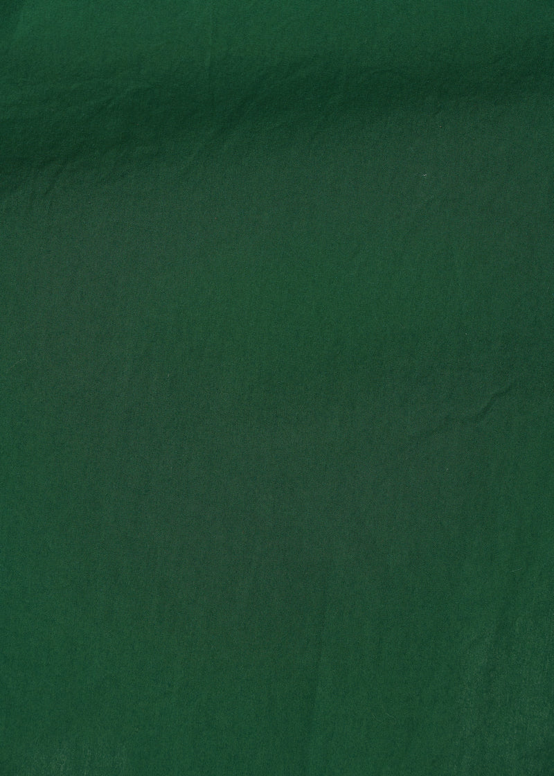 Robe chemise verte en popeline de coton - VERT MOUSSE#couleur_VERT MOUSSE