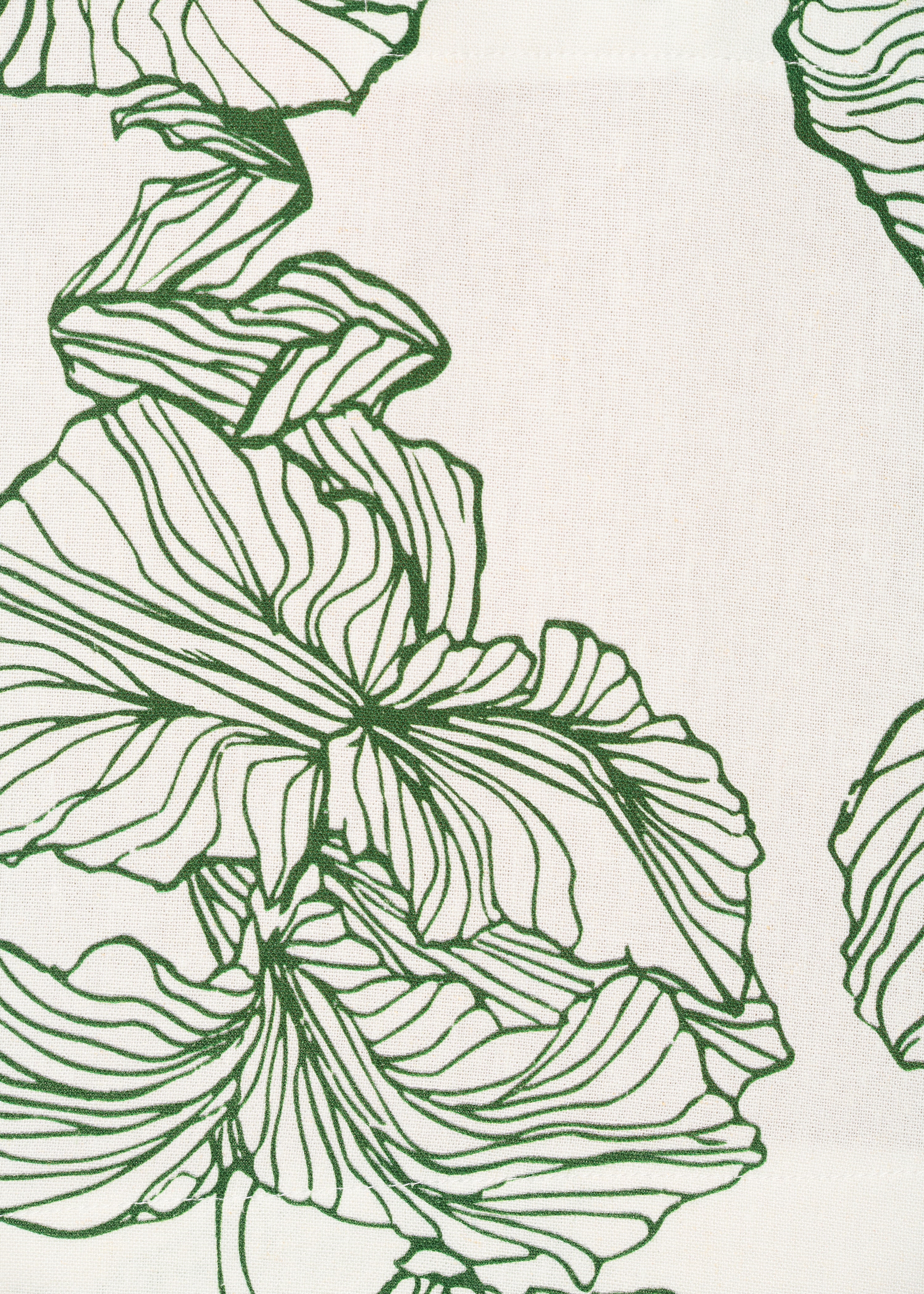 Top blanc imprimé - OFF WHITE/VERT MOUSSE#couleur_OFF WHITE/VERT MOUSSE