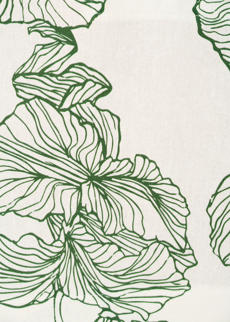Top blanc imprimé - OFF WHITE/VERT MOUSSE#couleur_OFF WHITE/VERT MOUSSE