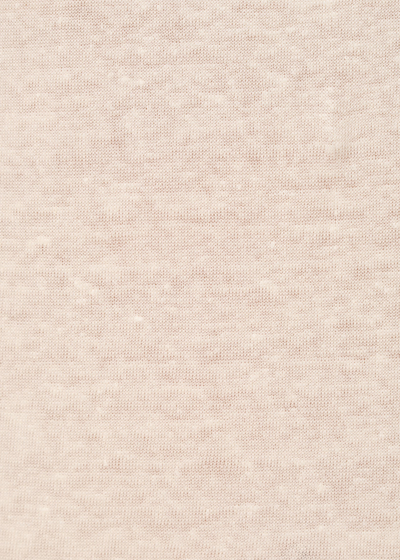 Débardeur loose écru en lin - NATUREL#couleur_NATUREL