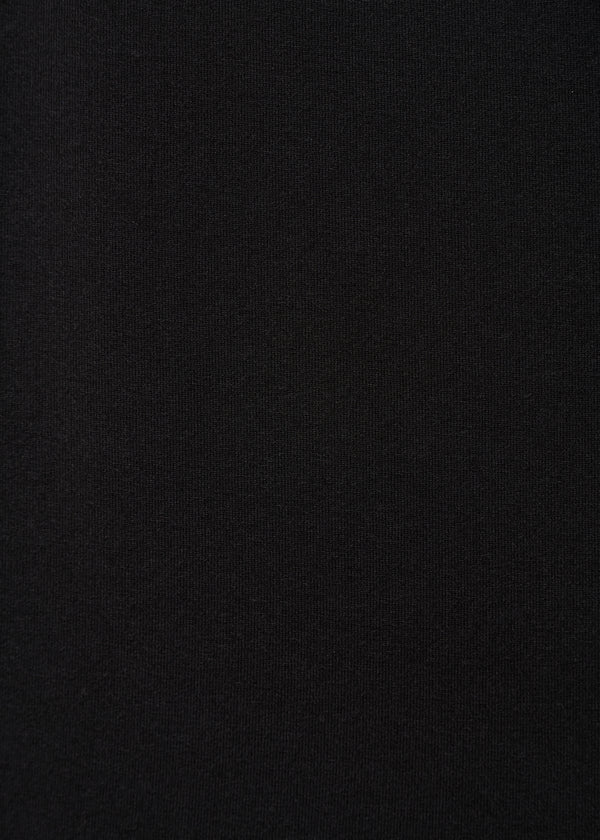 Débardeur drapé noir en jersey ultra soft - NOIR#couleur_NOIR
