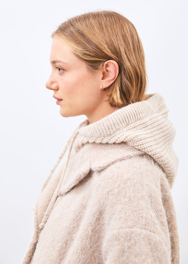 Cagoule écrue - Myriade - OFF WHITE#couleur_OFF WHITE