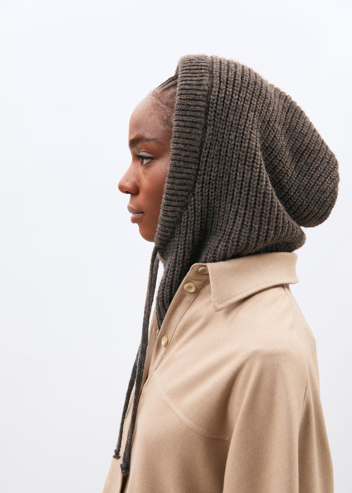 Cagoule taupe - Myriade - TAUPE#couleur_TAUPE