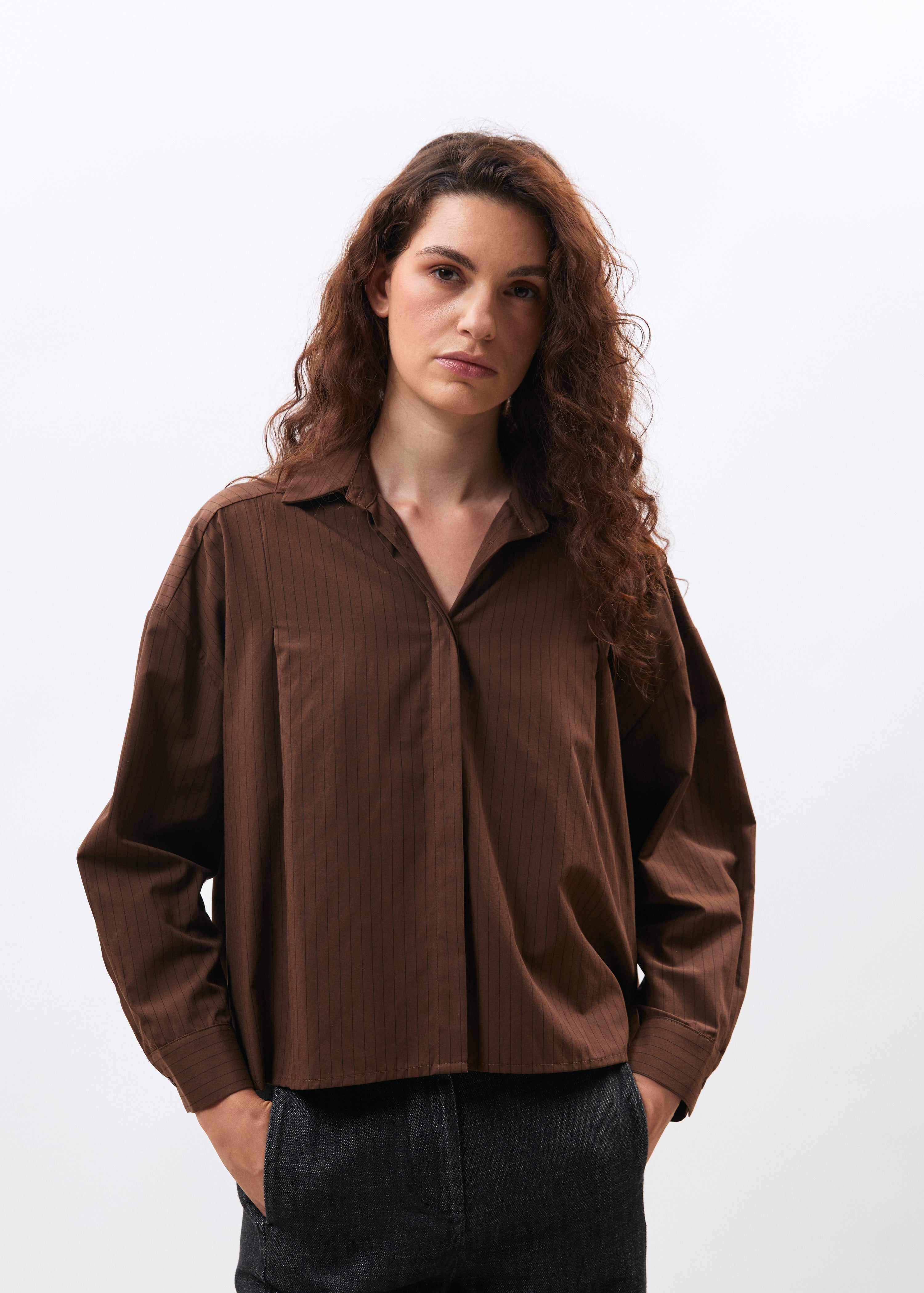 Chemise marron - marron#couleur_marron