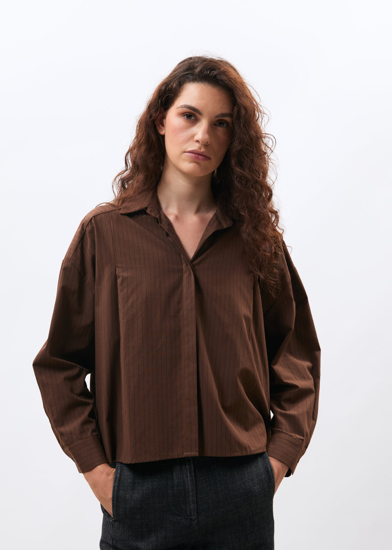 Chemise marron - marron#couleur_marron