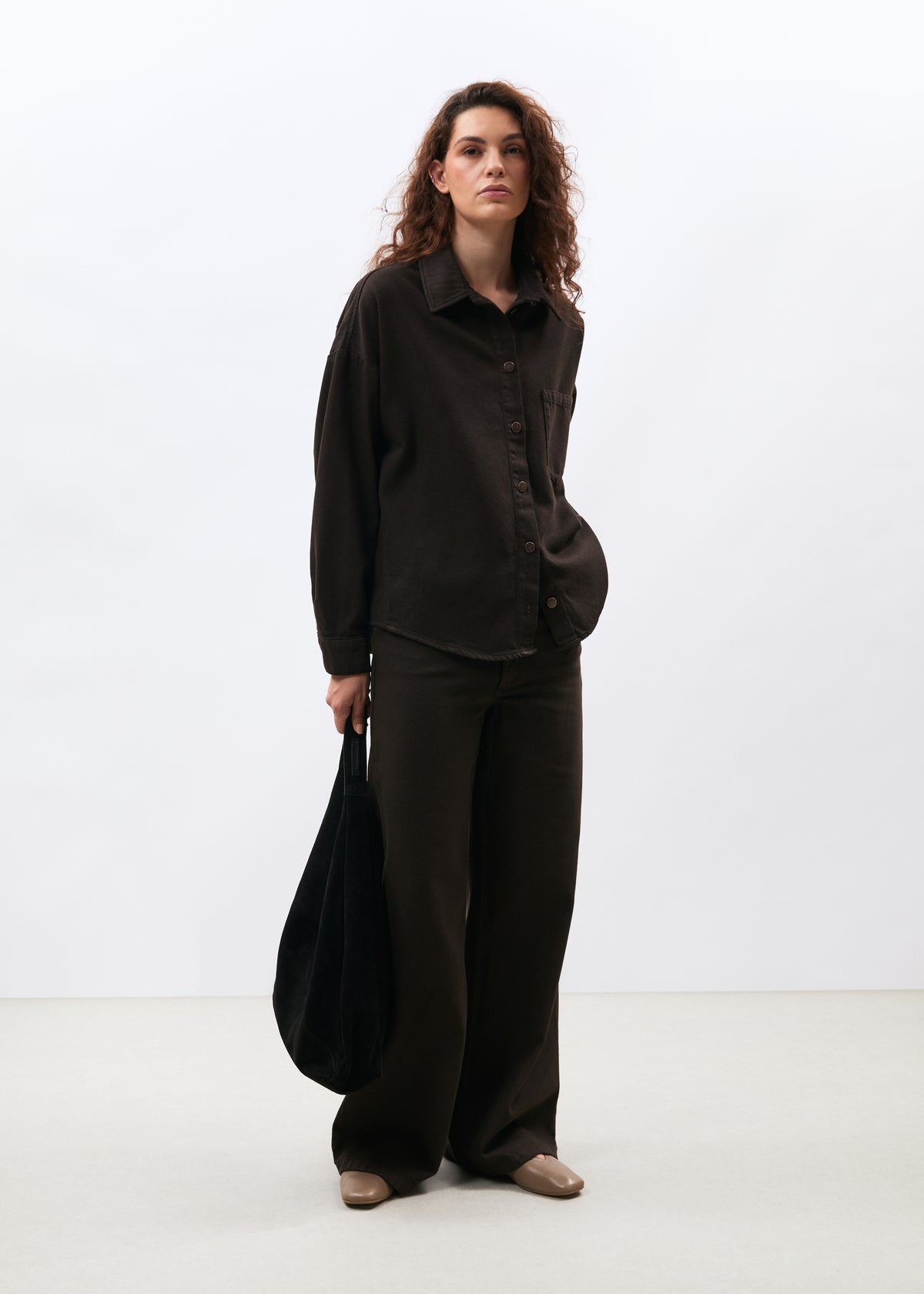 Chemise marron - Lomena - CHOCOLAT#couleur_CHOCOLAT