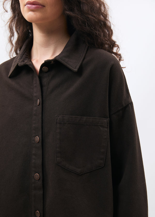 Chemise marron - Lomena - CHOCOLAT#couleur_CHOCOLAT