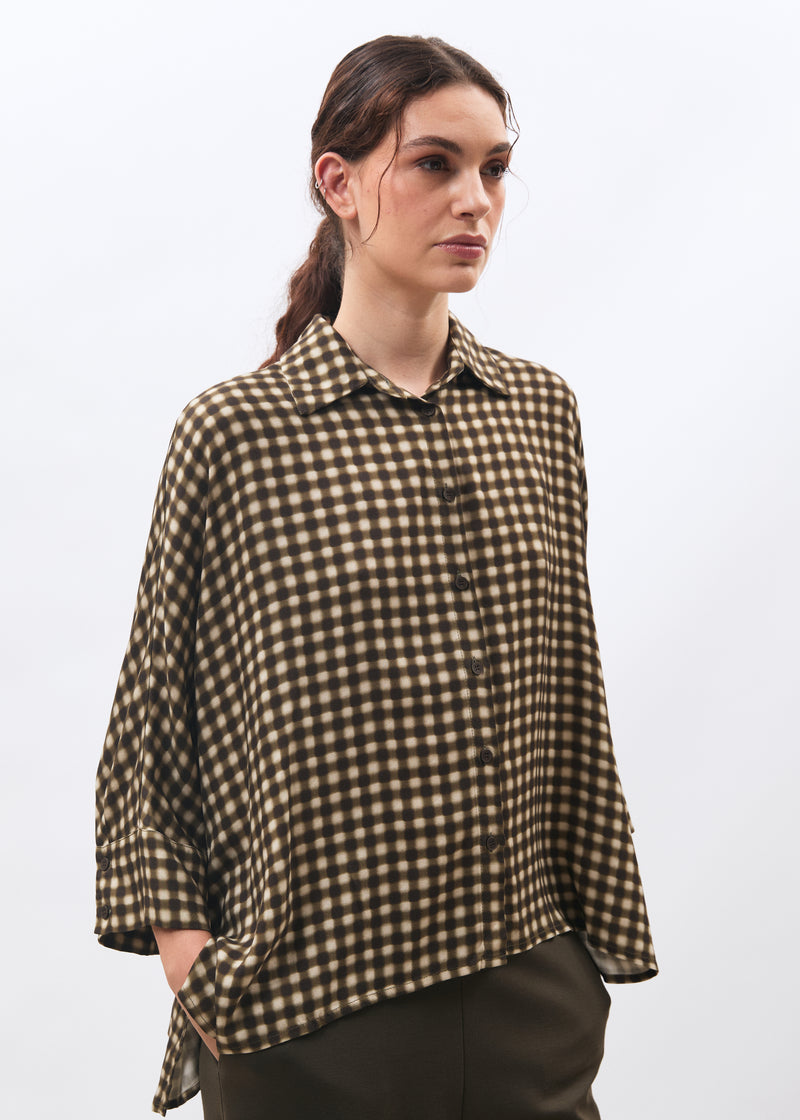 Chemise kaki et beige - KAKI/SABLE#couleur_KAKI/SABLE