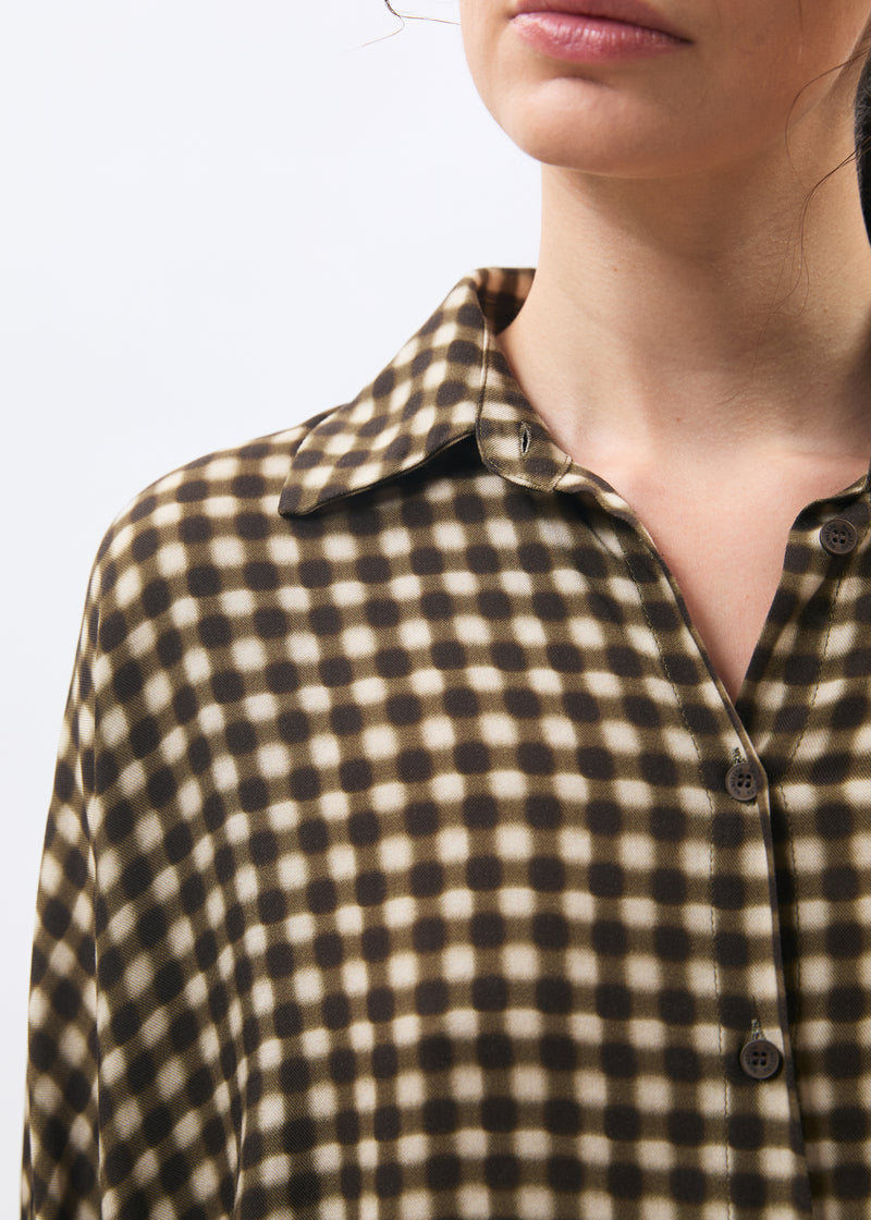 Chemise kaki et beige - KAKI/SABLE#couleur_KAKI/SABLE