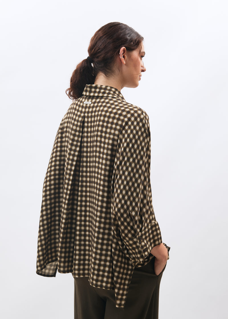 Chemise kaki et beige - KAKI/SABLE#couleur_KAKI/SABLE