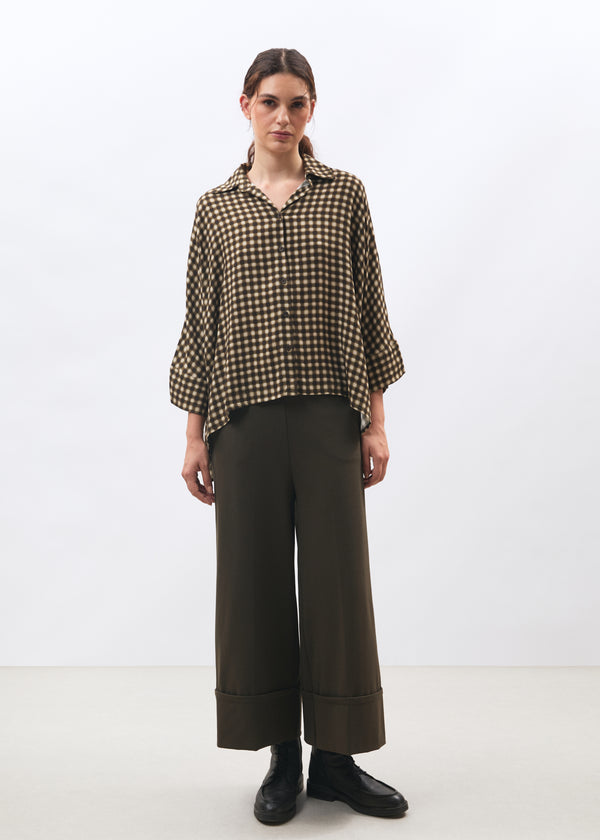 Chemise kaki et beige - KAKI/SABLE#couleur_KAKI/SABLE