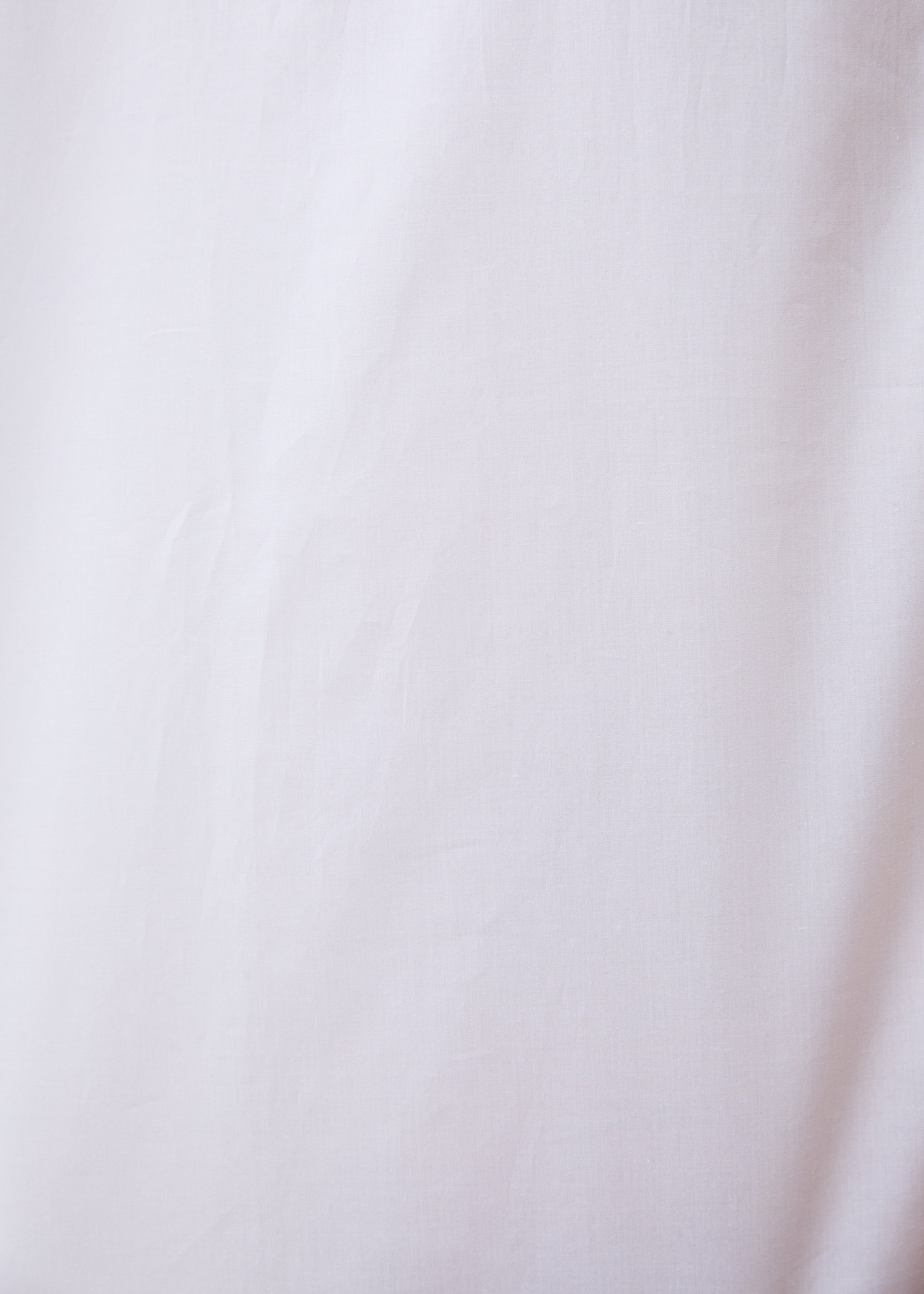Chemise blanche manches courtes en popeline de coton - BLANC#couleur_BLANC