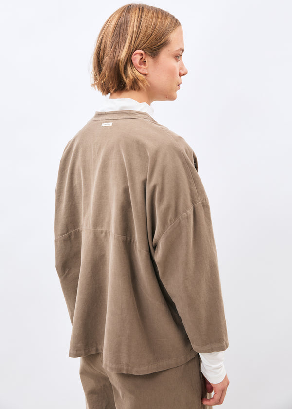 Chemise beige - Tiriane - GREIGE#couleur_GREIGE