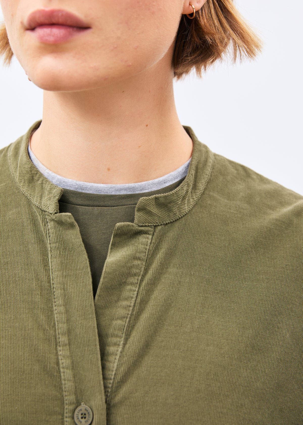 Chemise kaki - Tiriane - ARMY#couleur_ARMY
