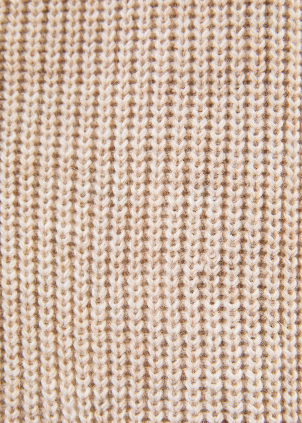 Cardigan écru manches longues col V - OFF WHITE#couleur_OFF WHITE