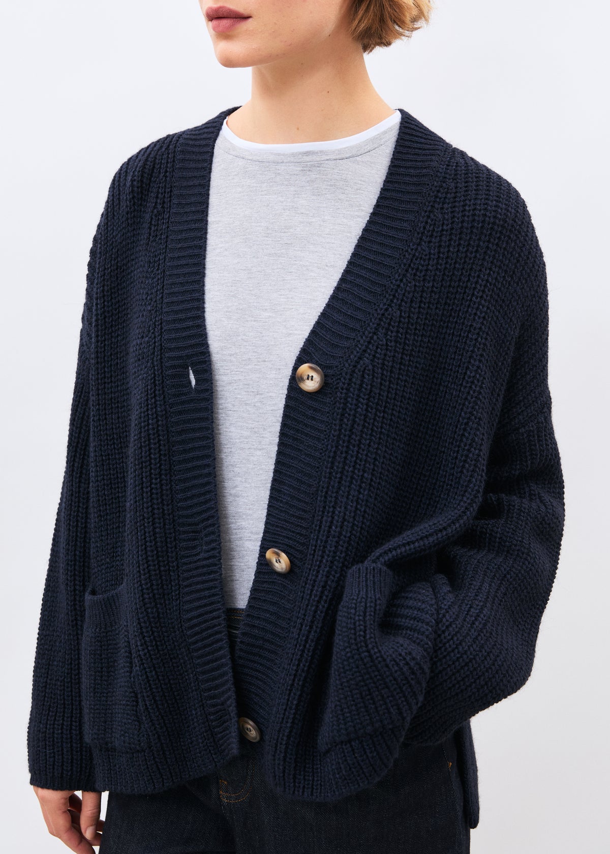 Cardigan bleu marine - Melvin - NAVY#couleur_NAVY