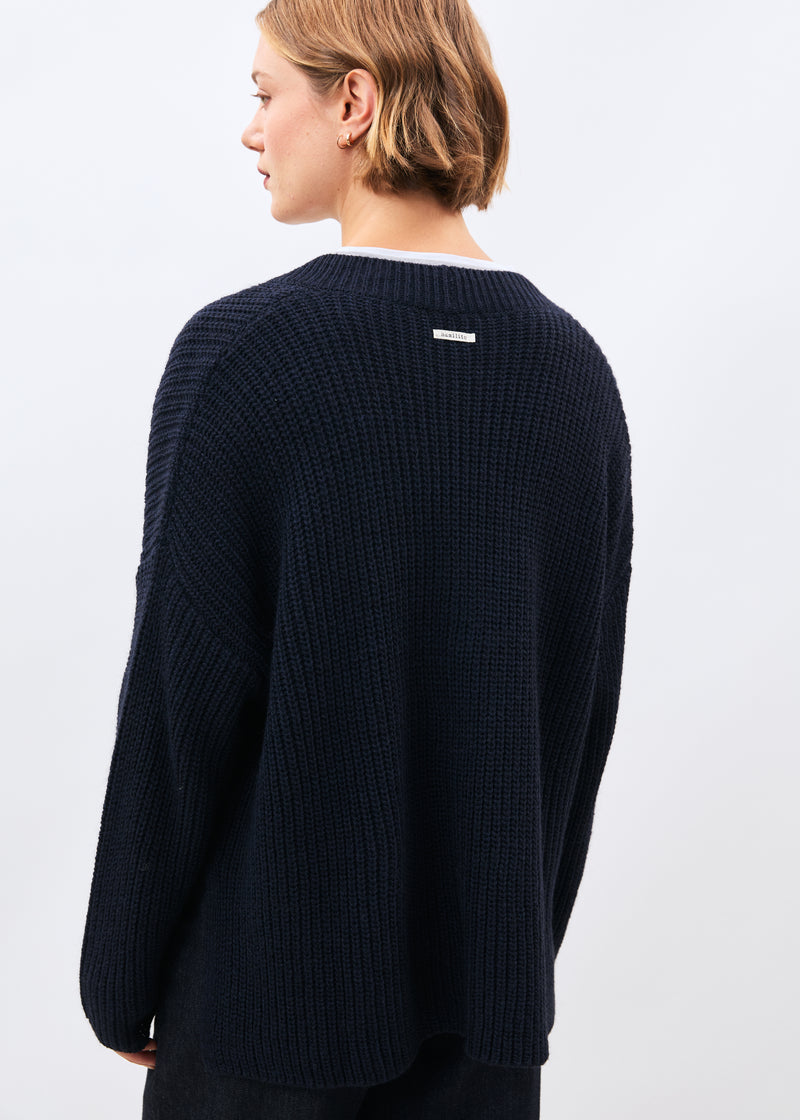 Cardigan bleu marine - Melvin - NAVY#couleur_NAVY