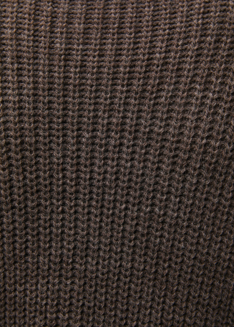Cardigan taupe manches longues col V - TAUPE#couleur_TAUPE