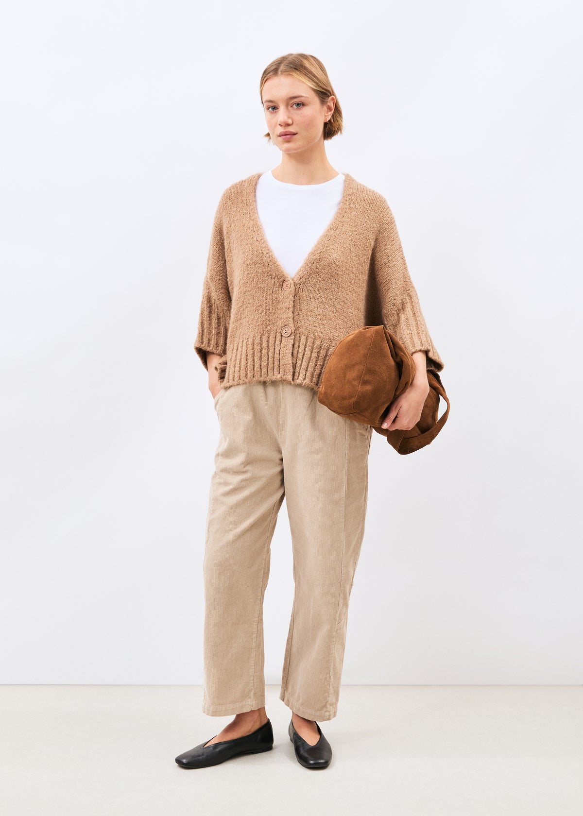 Cardigan terracotta - Milton - SIENNE#couleur_SIENNE