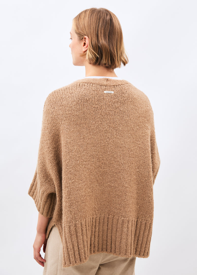 Cardigan terracotta - Milton - SIENNE#couleur_SIENNE