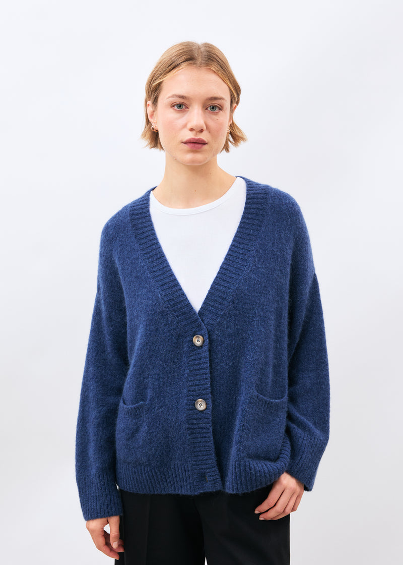 Cardigan bleu - Mondo - COBALT#couleur_COBALT