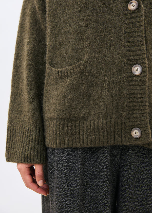 Cardigan kaki - Mondo - KAKI#couleur_KAKI