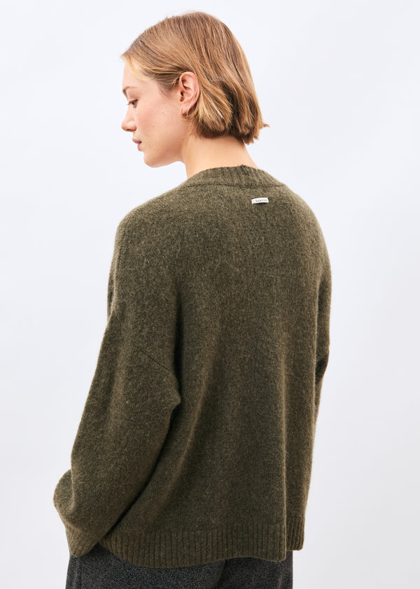 Cardigan kaki - Mondo - KAKI#couleur_KAKI