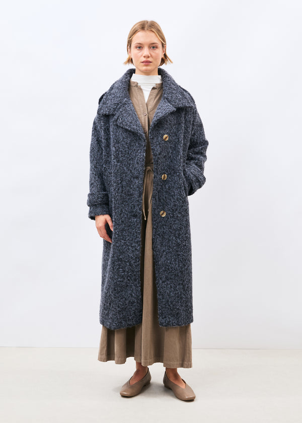 Manteau bleu foncé - Katsuko - BLEU ORAGE#couleur_BLEU ORAGE