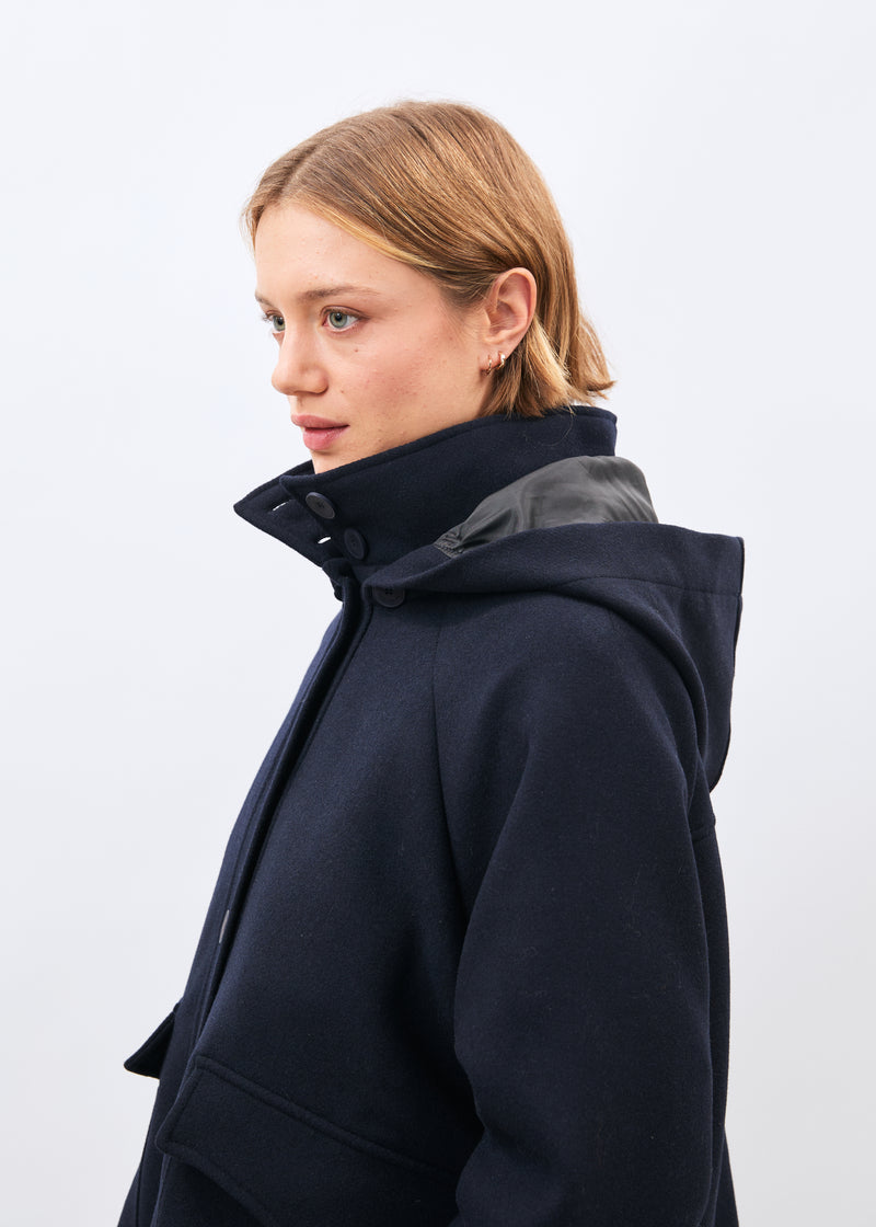 Manteau bleu marine - Mashi - NAVY#couleur_NAVY
