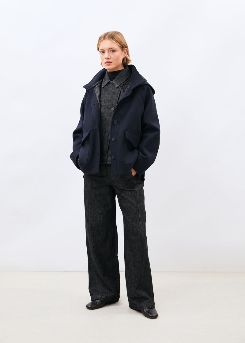 Manteau bleu marine - Mashi - NAVY#couleur_NAVY