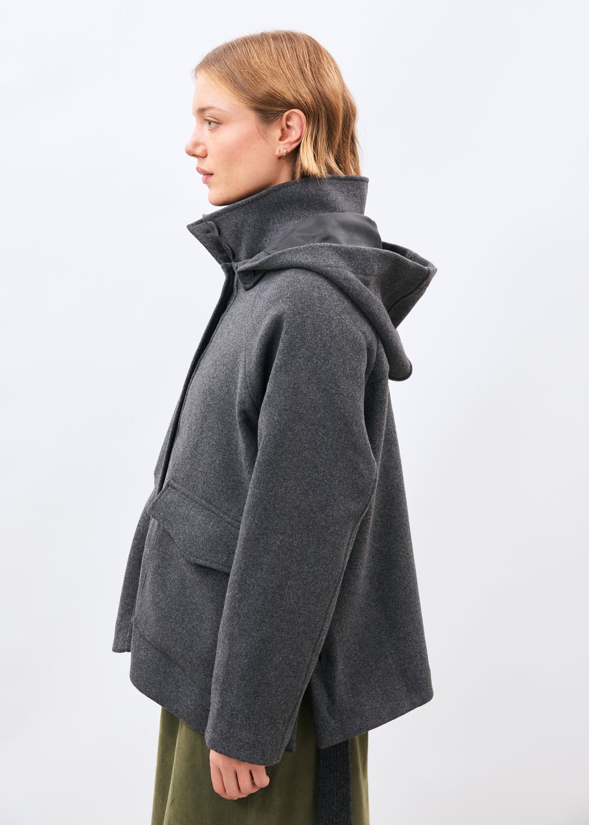 Manteau gris - Mashi - ANTHRACITE#couleur_ANTHRACITE