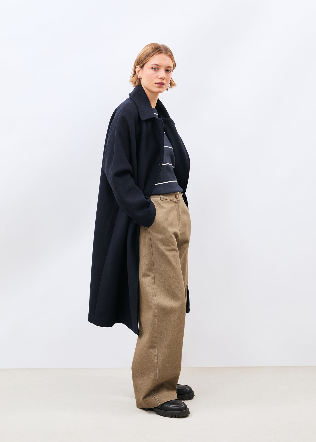 Manteau bleu marine - Murei - NAVY#couleur_NAVY