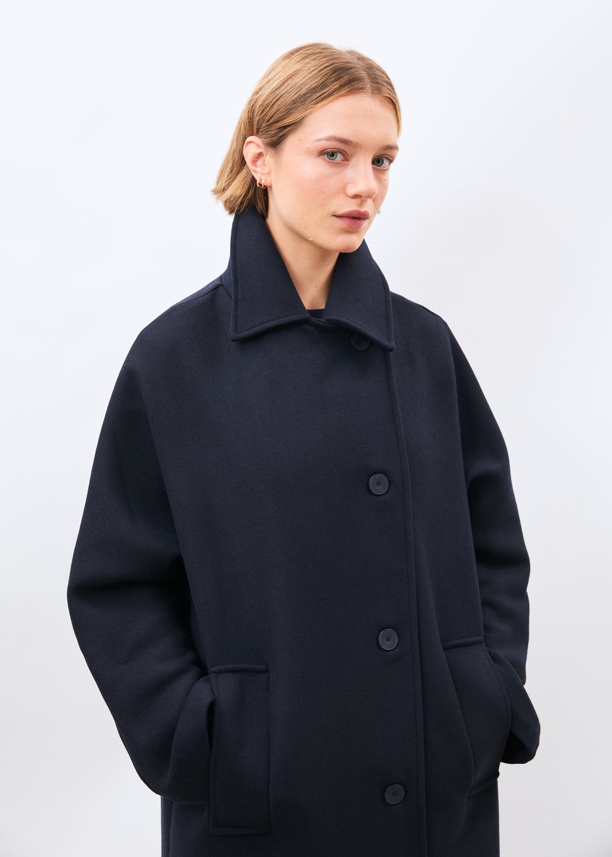 Manteau bleu marine - Murei - NAVY#couleur_NAVY