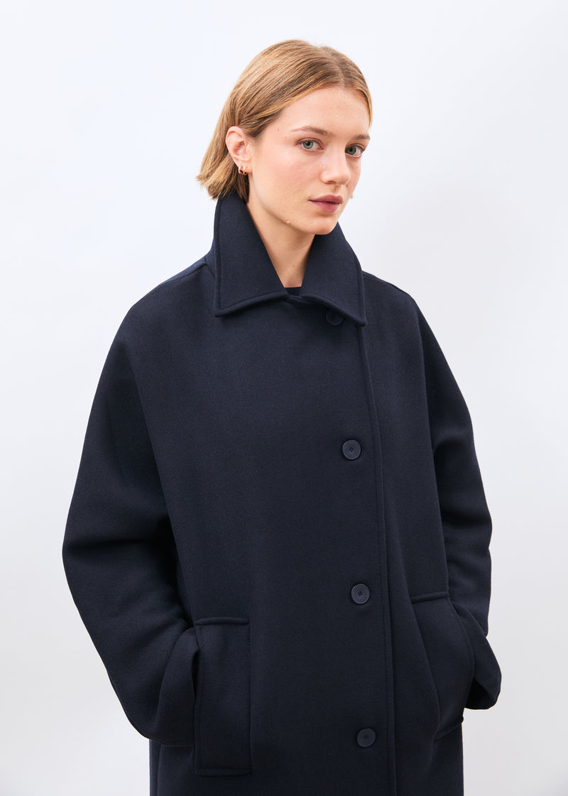 Manteau bleu marine - Murei - NAVY#couleur_NAVY