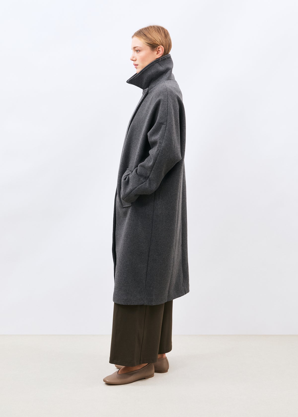 Manteau gris - Murei - ANTHRACITE#couleur_ANTHRACITE