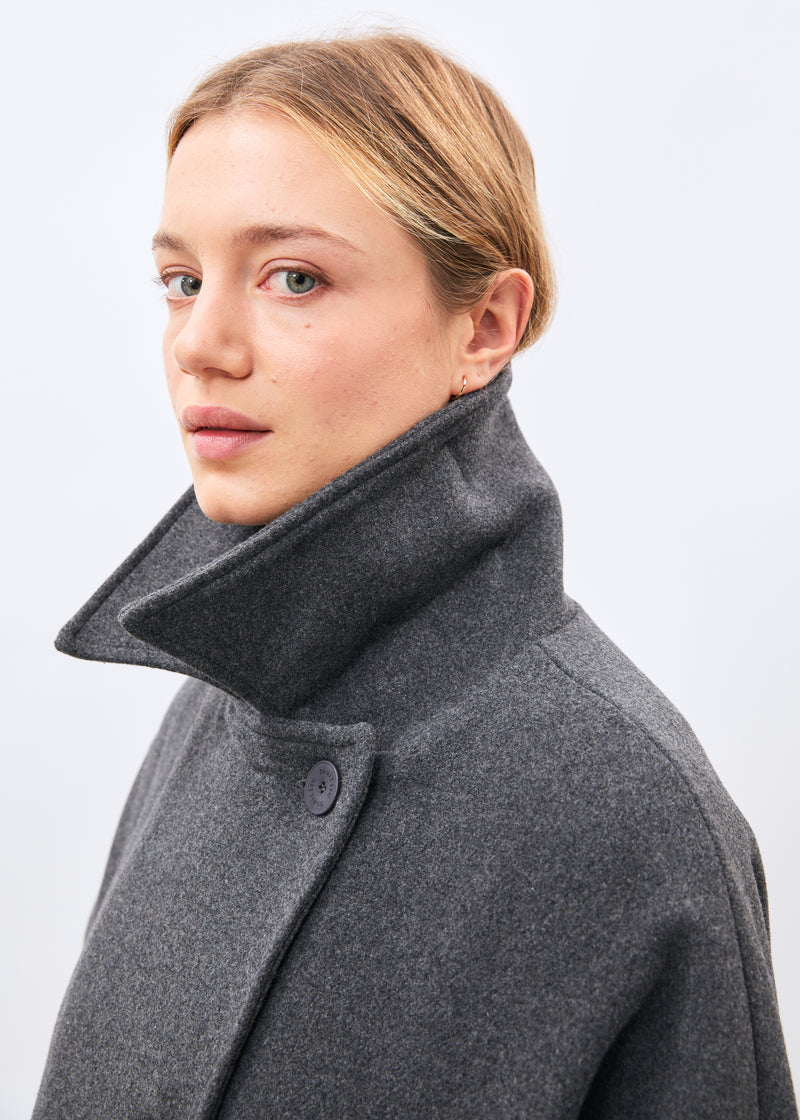 Manteau gris - Murei - ANTHRACITE#couleur_ANTHRACITE