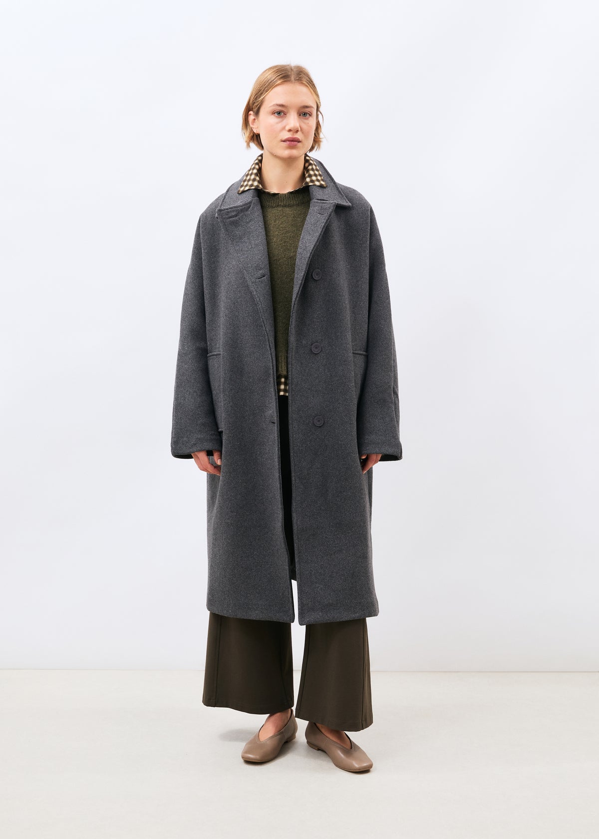 Manteau gris - Murei - ANTHRACITE#couleur_ANTHRACITE