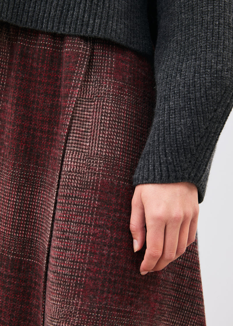 Jupe bordeaux - Kokan - BORDEAUX#couleur_BORDEAUX