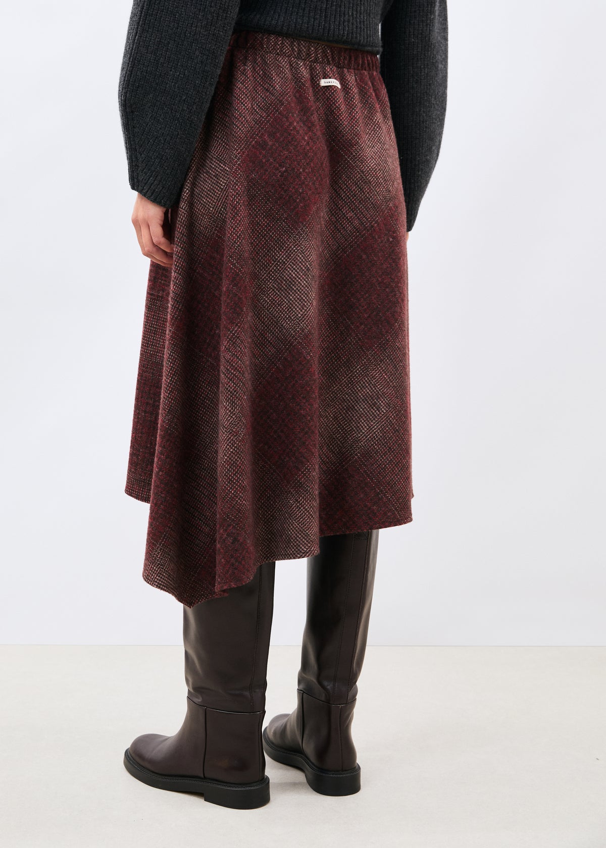 Jupe bordeaux - Kokan - BORDEAUX#couleur_BORDEAUX